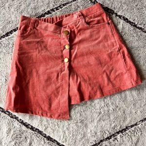 Corduroy Girls Pink Skirt - size 8